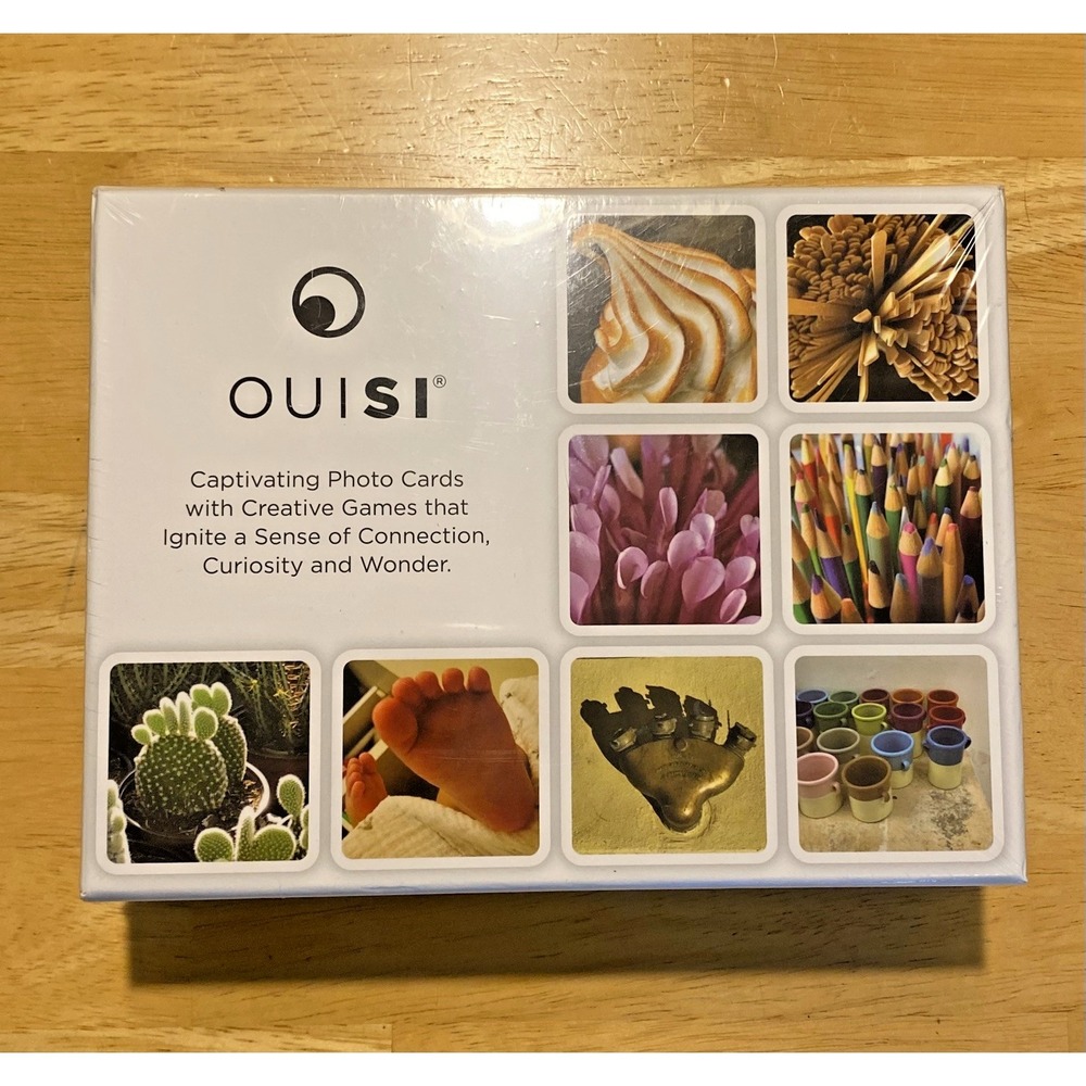 OuiSi Original Games Of Visual Connection 210 Connecting Photo Cards NEW SEALED